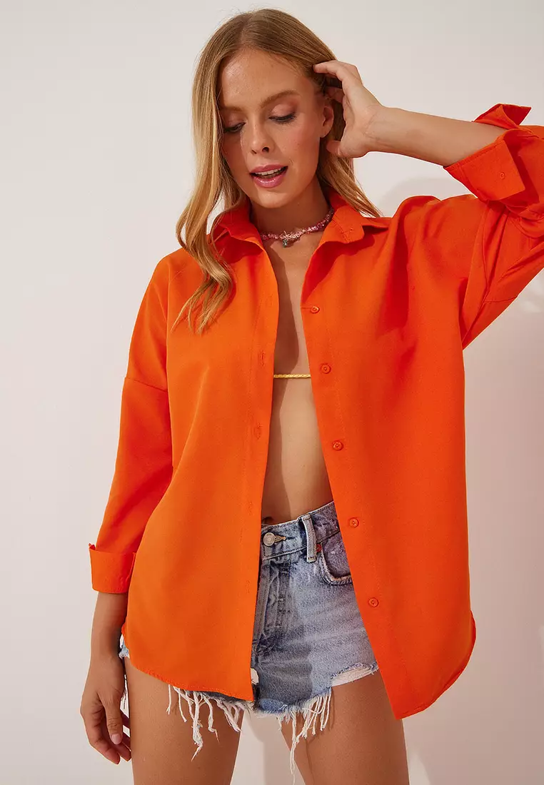 Oversize Long Basic Shirt