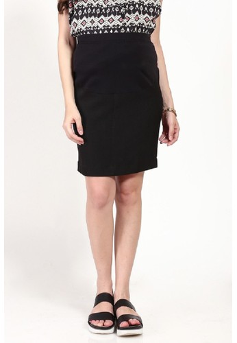 Half Bump Mini Skirt Black 11003