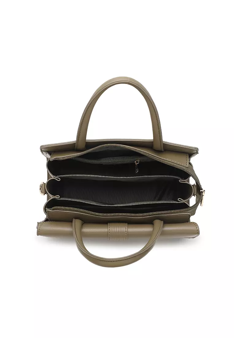 Women's Top Handle Bag / Sling Bag / Crossbody Bag (Tas Selempang / Tas Tangan) - Hijau