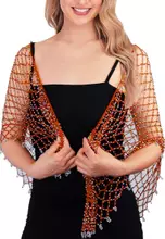 Saffron Red & Silver