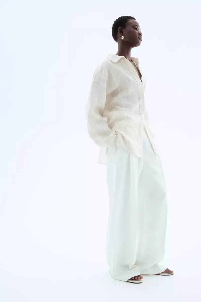 Oversized linen shirt