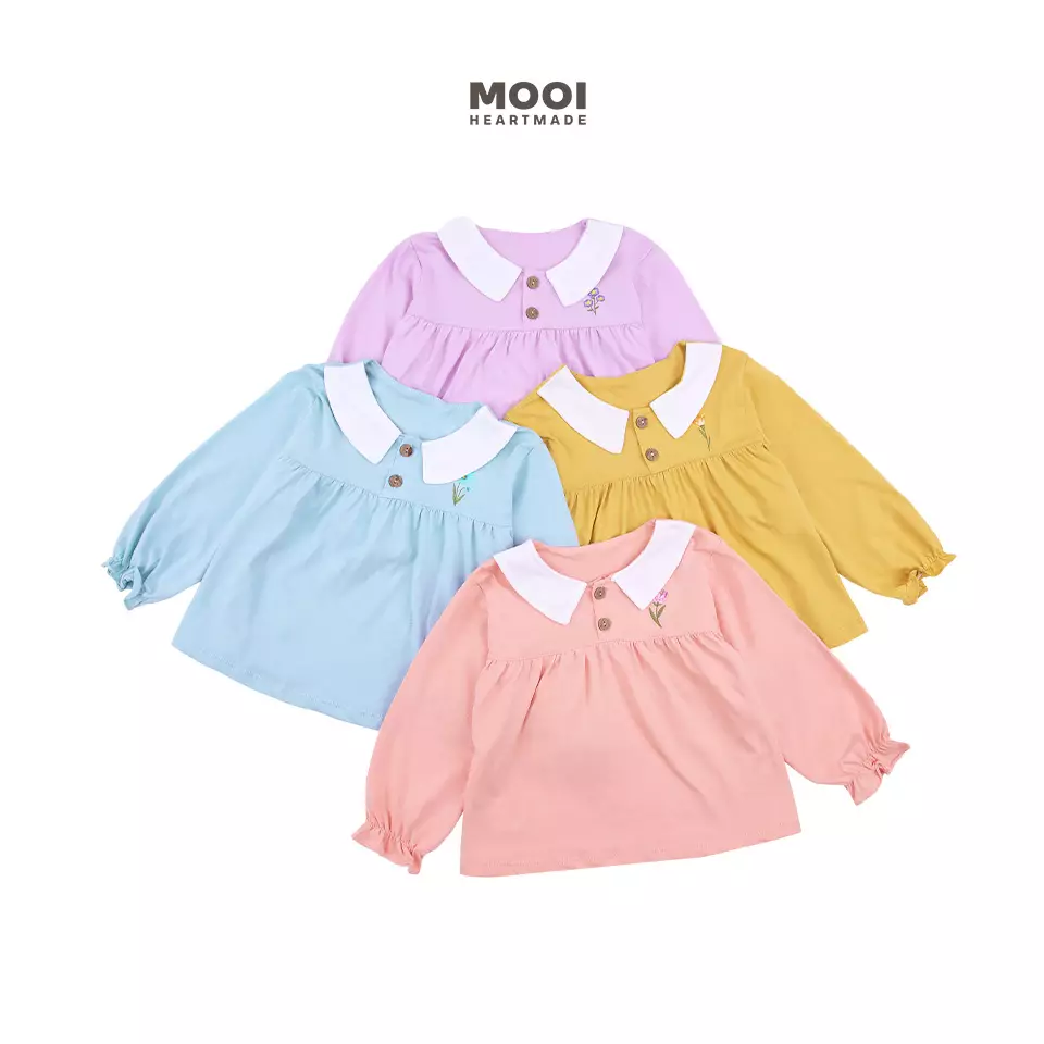 Mooi Atasan Anak Perempuan Sophia Top - Lavender