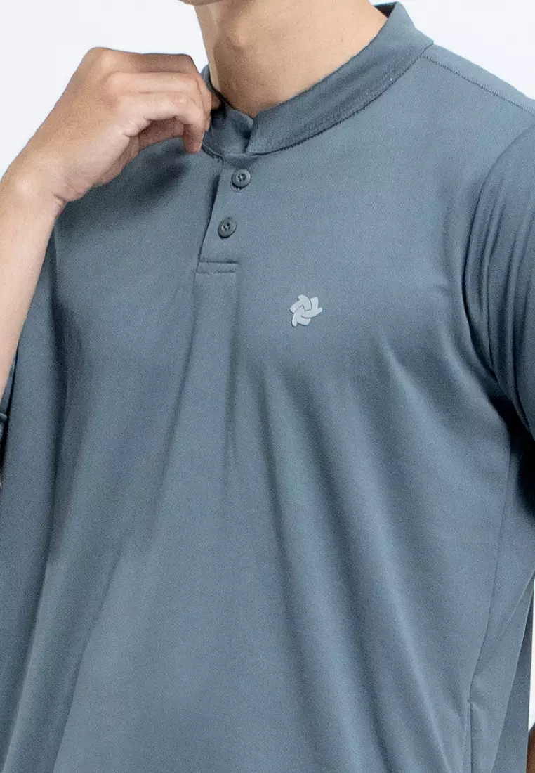 Tiento Naufal Baju Koko 3in1 Kurta Pria Dewasa Muslim Kerah Ciangi Casual Kerja Dry Fit Olahraga Ibadah Salat Lengan Pendek Ramadhan