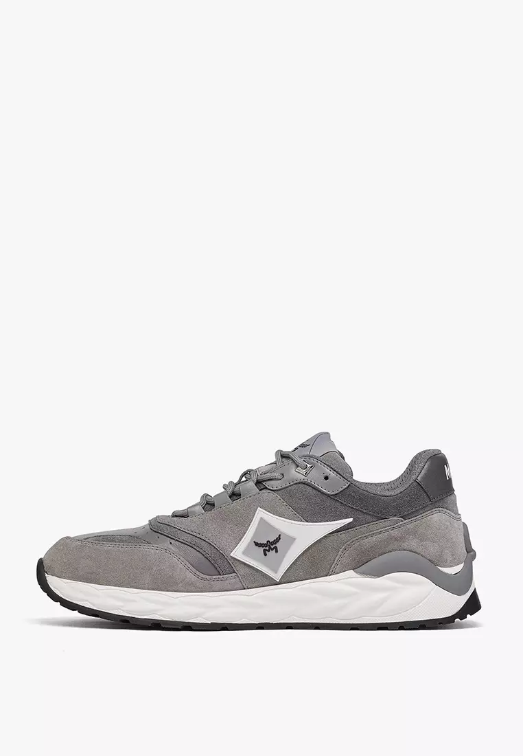 Skywander Lo Sneakers in Calf Suede and Leather