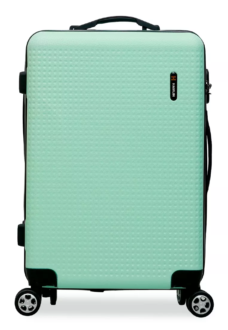 Isvara Tas Koper Hardcase One Set Unisex Large Compartment Suitcase Code Lock System Material ABS+PVC Coated ORIGINAL - Mint