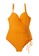 LYCKA orange LNN1213 Korean Lady One Piece Swimwear Orange A3157US281EC99GS_1