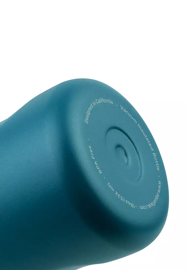 18oz Atlantic Blue New Sports Lid Bottle Wide Mouth Vacuum Insulated Stainless Steel Drinking Water Bottle