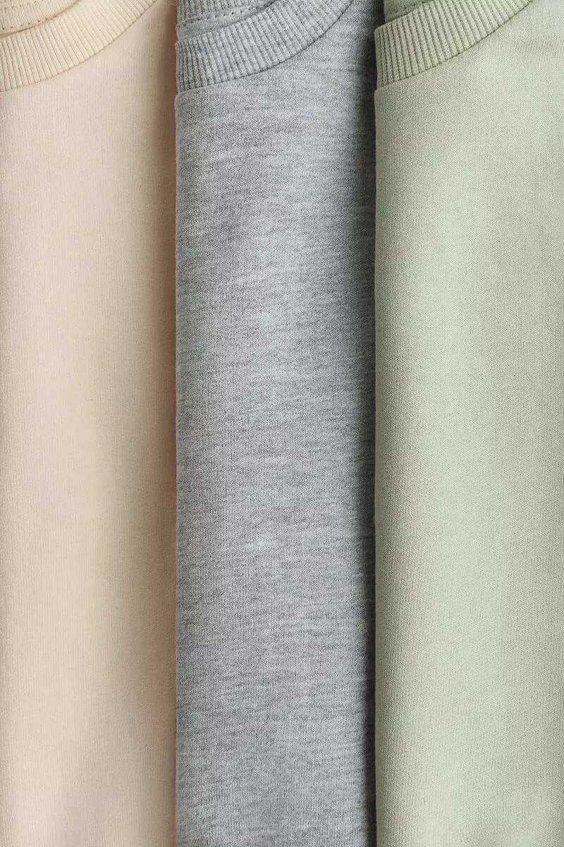 3-pack cotton sweatshirts