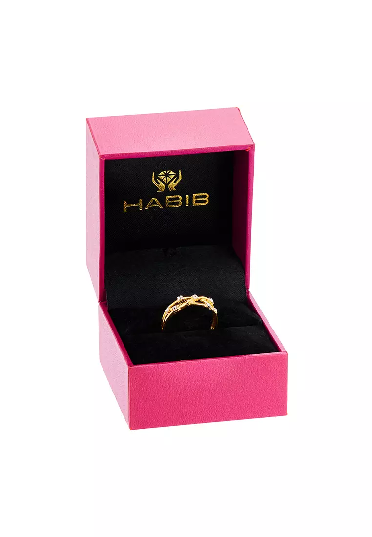 HABIB 916/22K Yellow and White Gold Ring 6200097YW