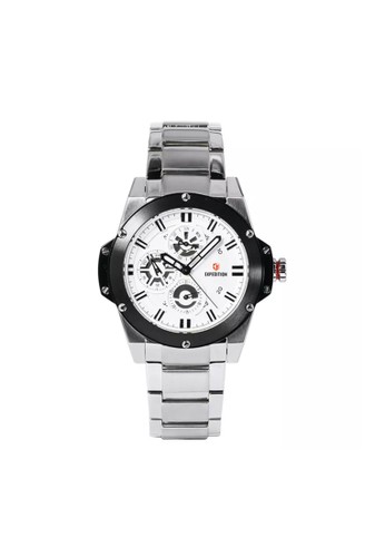 Expedition white and silver Expedition 6696 BFBTBSL Jam Tangan Wanita Stainless Steel 55E50AC89CF8ECGS_1