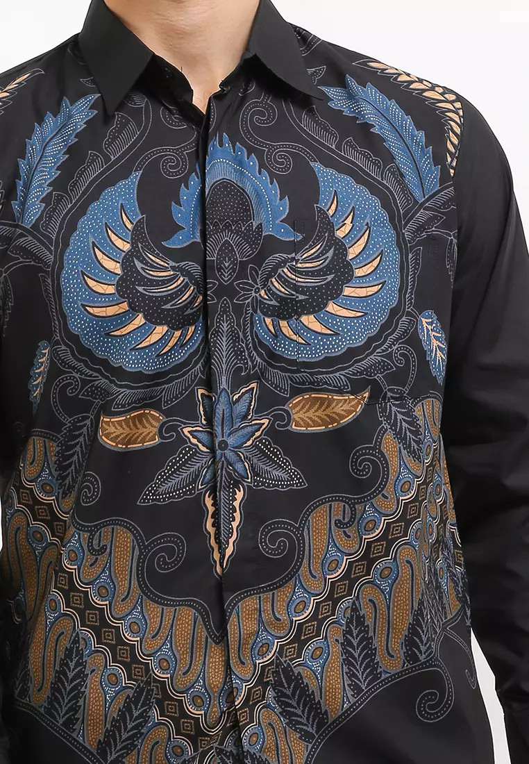 Brahmacari Kemeja Batik Exclusive Premium Pria Casual Modern Lengan Panjang