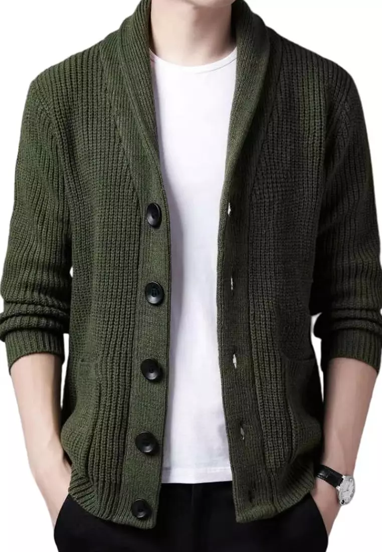 Jacquard Knitted Cardigan HT2531