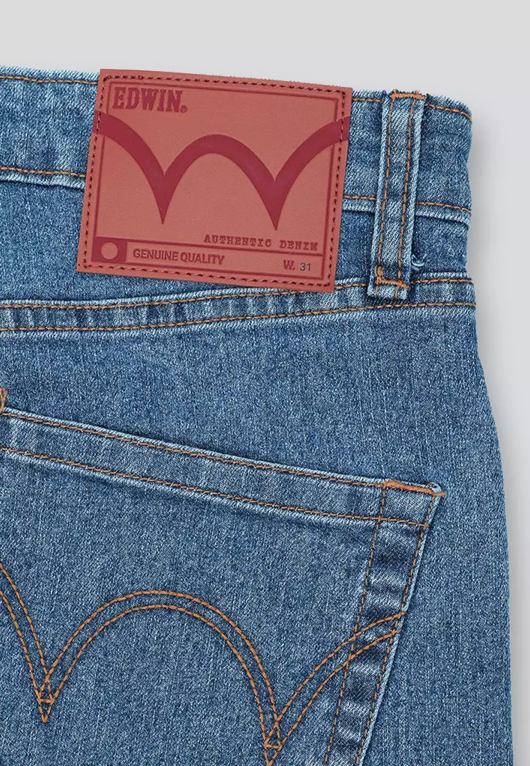 802 Slim Fit Twill Stretched Jeans BLUE Celana Denim Pria