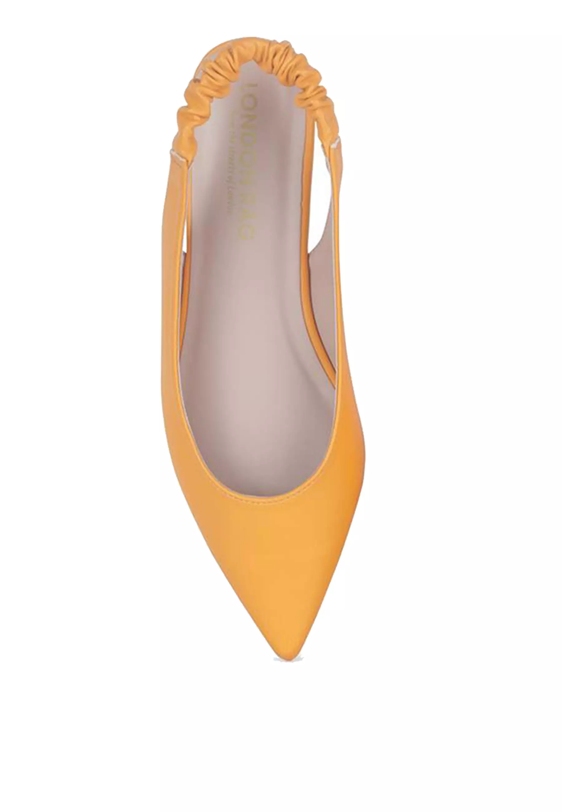 Yellow on sale pointed flats