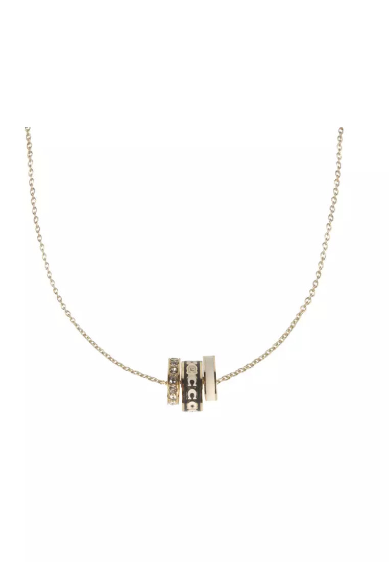 Women'S Necklace In Gold/Black 408103