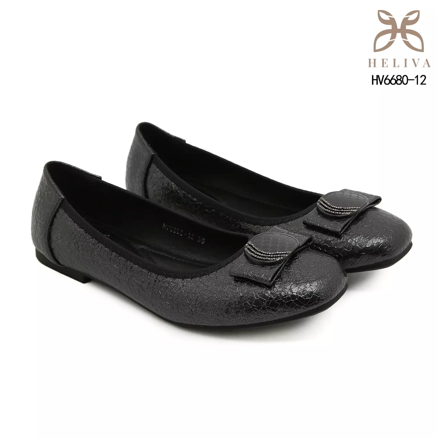Heliva Larisa Luxe Medallion Flat Shoes  1cm Sole HV6680-12