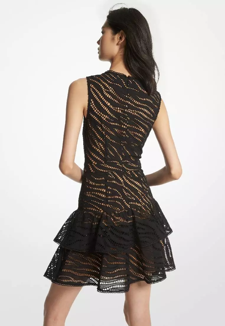 Buy Michael Kors Zebra Eyelet Cotton Dress Online ZALORA Malaysia