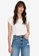 ONLY white Vic Cap Sleeves Top C4974AAAC75CE1GS_1