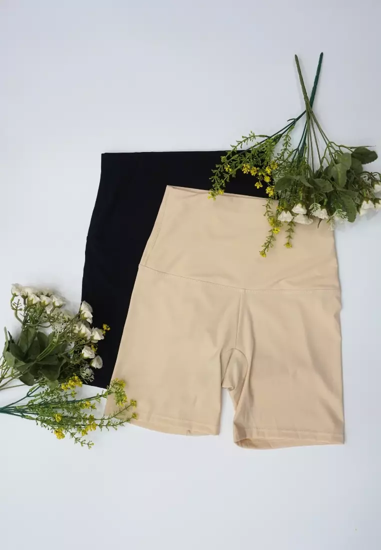 Willa High Waisted Seamless Compression Panties Tummy Tuck Butt Lifting Shapewear in Nude