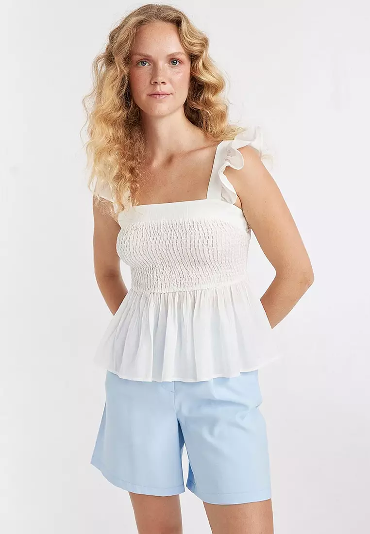 Smocked Ruffle Top
