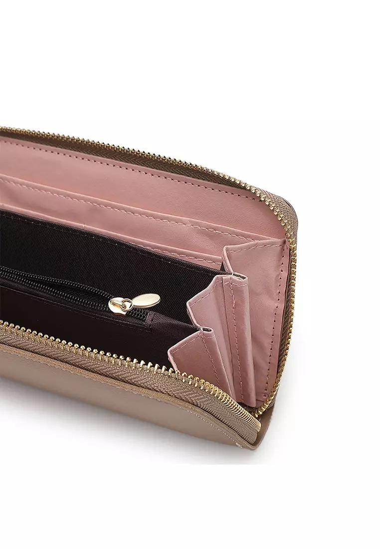 Women's Long Purse / Wallet - Deep Apricot