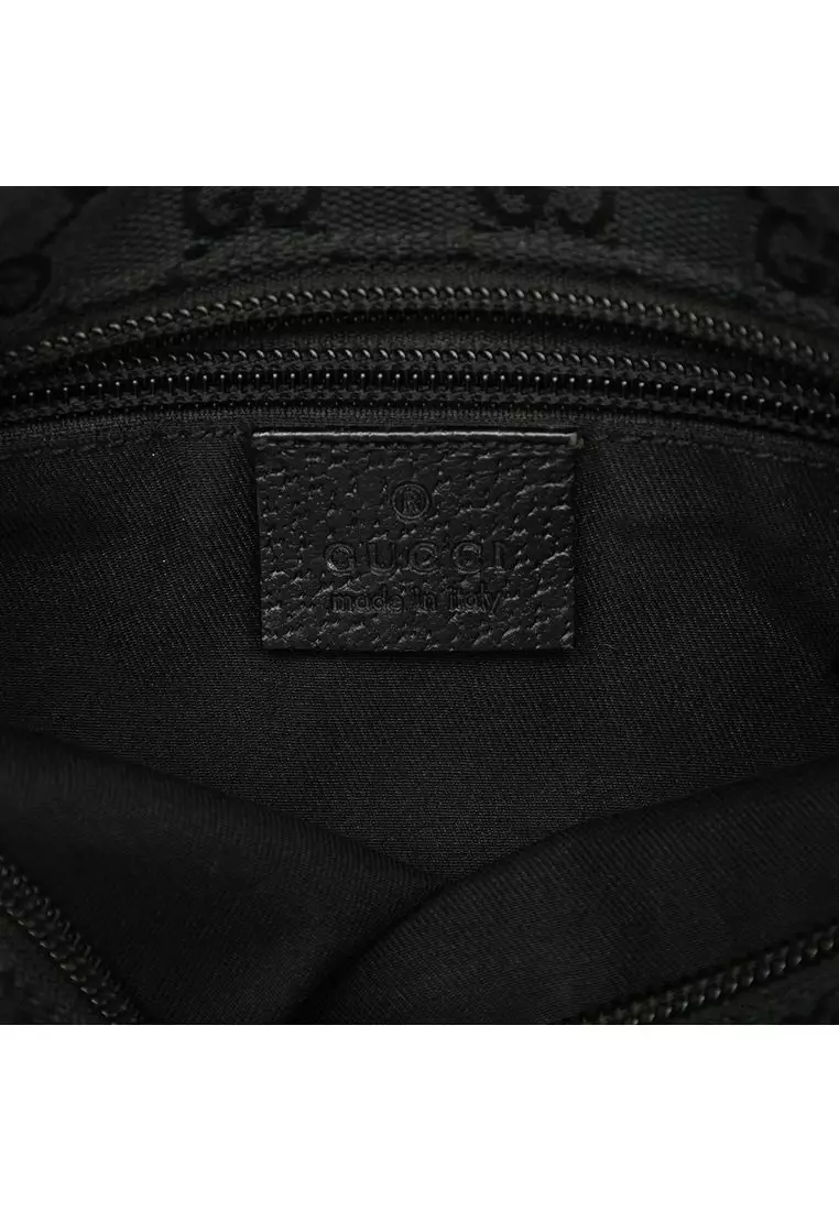 Pre-Loved Gucci Gg Canvas Web Crossbody