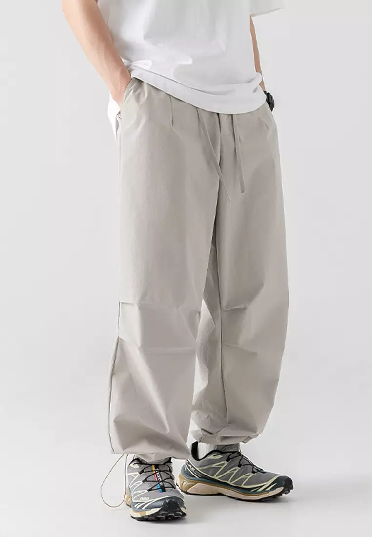 tiro woven ruched pants