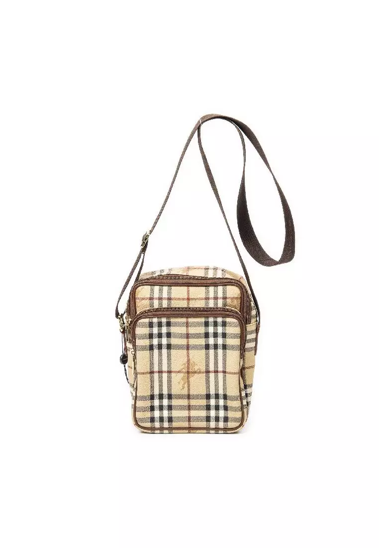 Buy Burberry Pre-loved Small Front Pocket Crossbody Online
