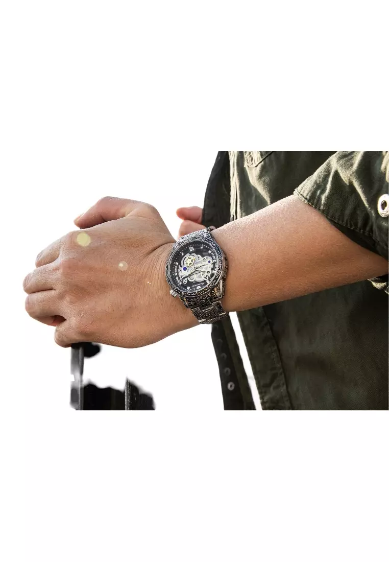 European and American Style Carved Domineering Watch