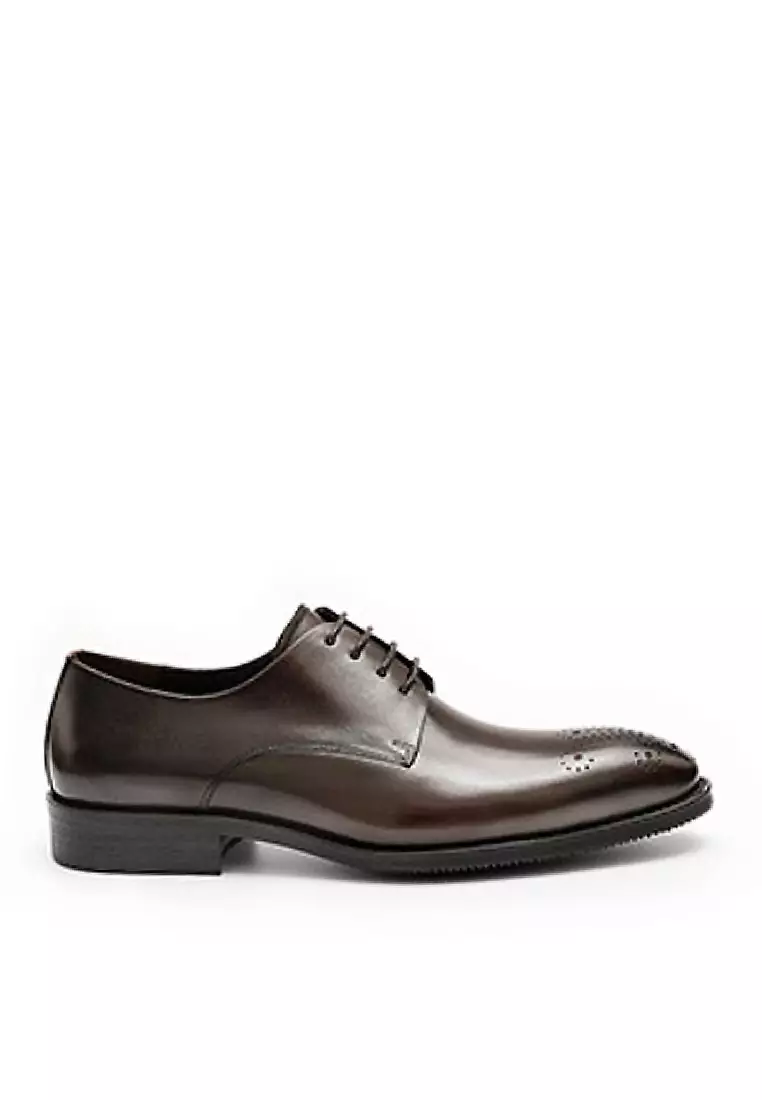 Discount on Twenty Eight Shoes  shoes - SKU: VANSA Brogue Top Layer Cowhide Debry Shoes VSM-F201702