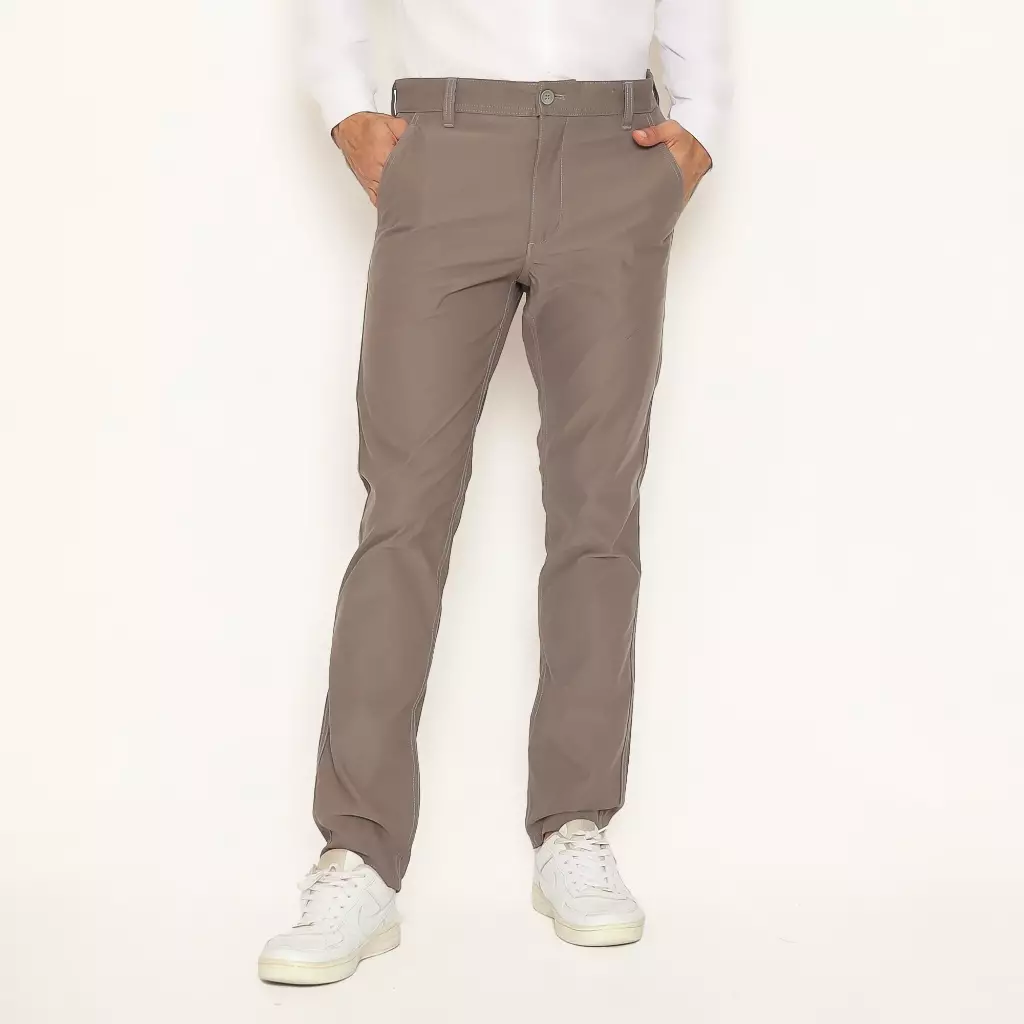 AMK Celana Chino Pria Panjang PT RYIOTA Medium Grey