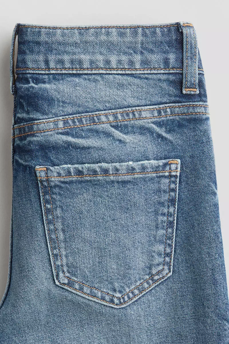 Baggy Fit Bootcut Leg Jeans