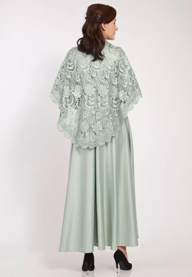 Bibiq Gamis Brokat Satin