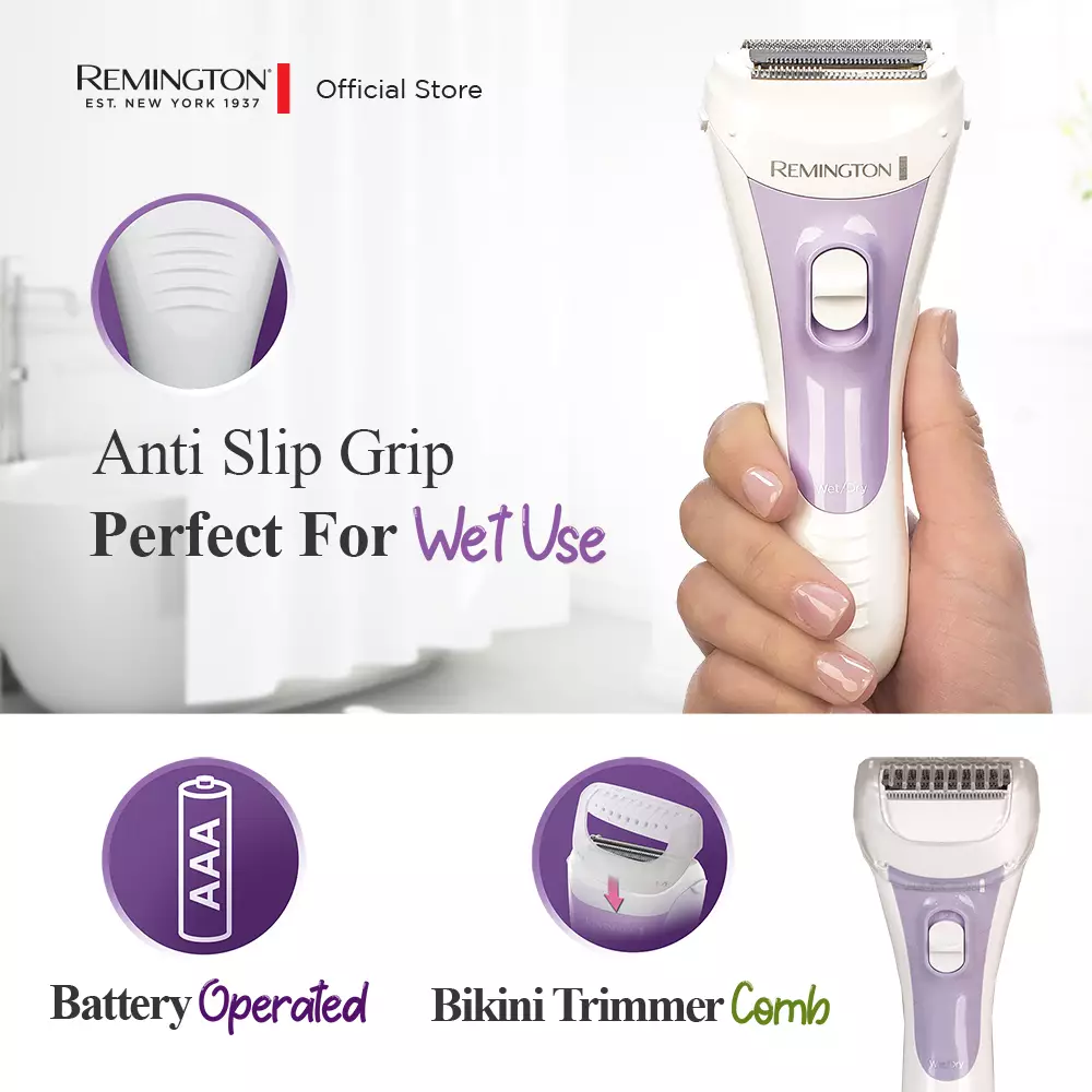 Remington Alat Cukur Rambut Smooth & Silky Lady Shaver WSF5060