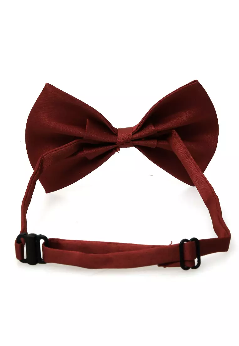 Rosarie Aksesoris Fashion Anak Pria Dasi Kupu-Kupu Tali Kecil Kid Bowties Material Polyester ORIGINAL - Brown