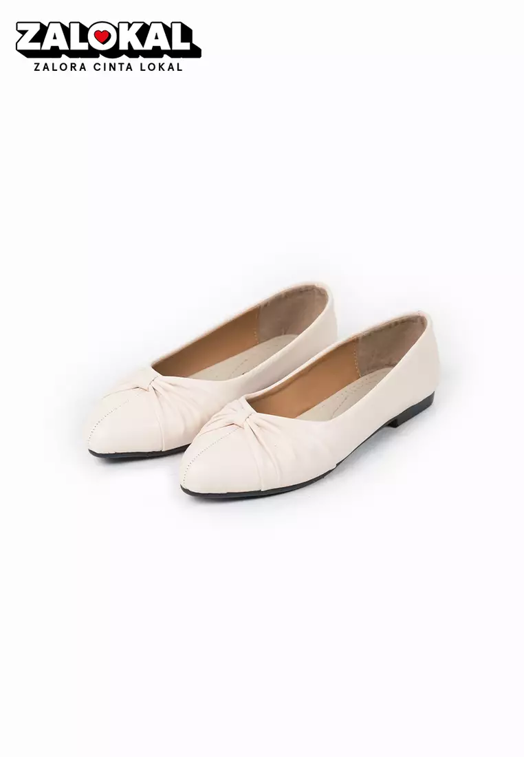 SEIS Caren Sepatu Flatshoes Wanita - CREAM