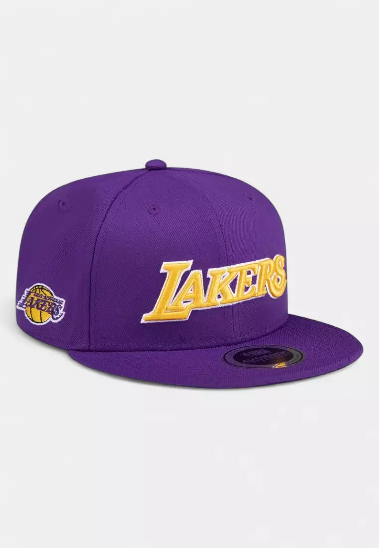 Los Angeles Lakers Mens Flat Cap Core Collection
