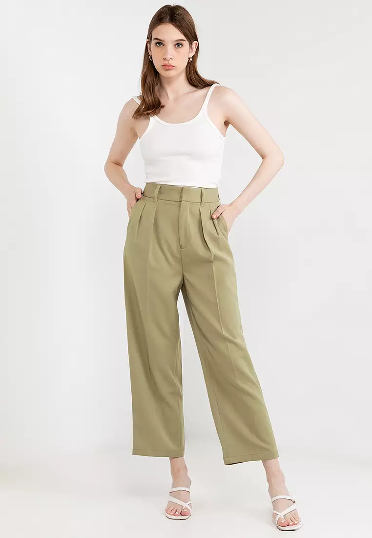 Style Up High Waist Wide Pants