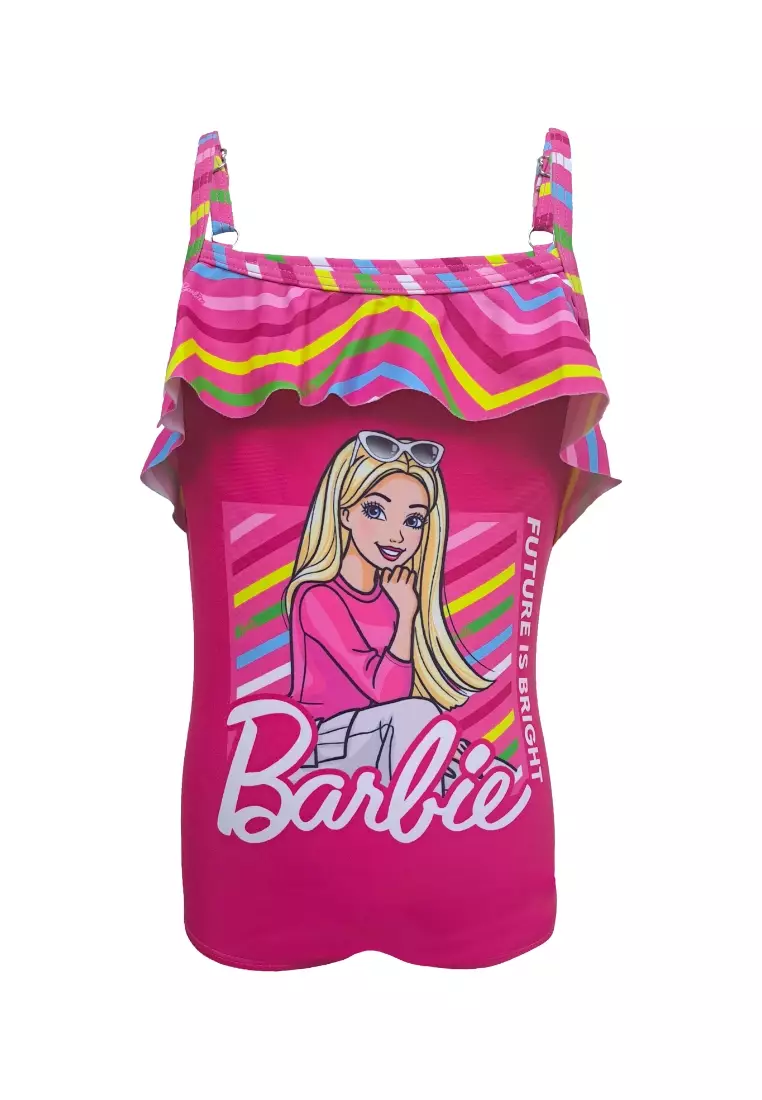 Buy Barbie Barbie One-Piece with UPF 50 Swimwear for Kids Girls