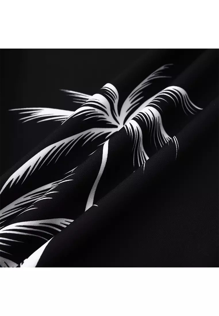 Hawaiian Print Short-Sleeved Shirt YL-C254