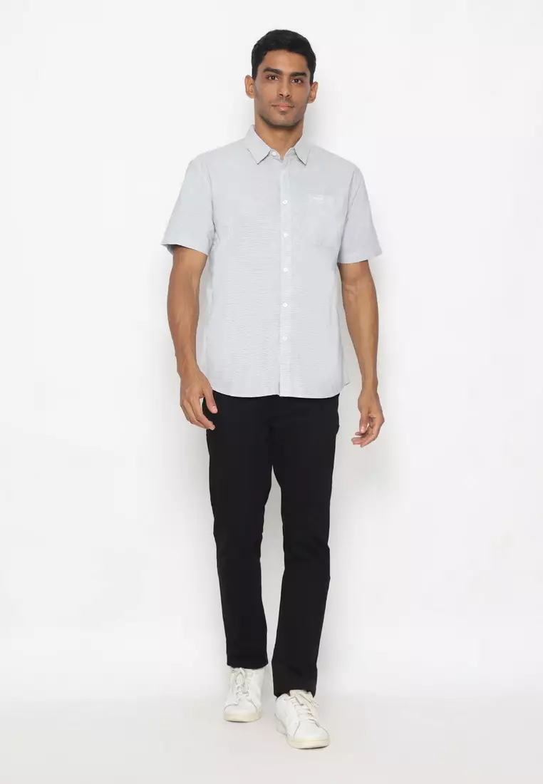 POLICE Kemeja Printing Regular Fit Pria