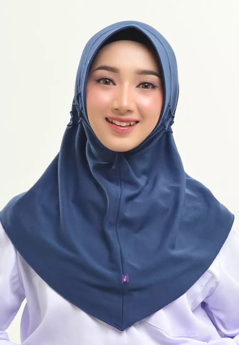 Rabbani - Kerudung Instan Sekolah Morgan Exclusive Navy S