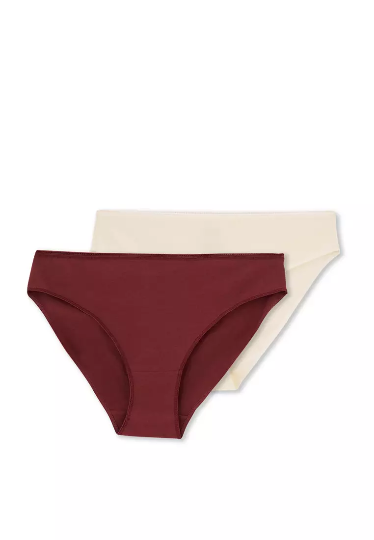 Buy DAGİ Cherry Red Brazillian, Regular Fit, Underwear for Women
