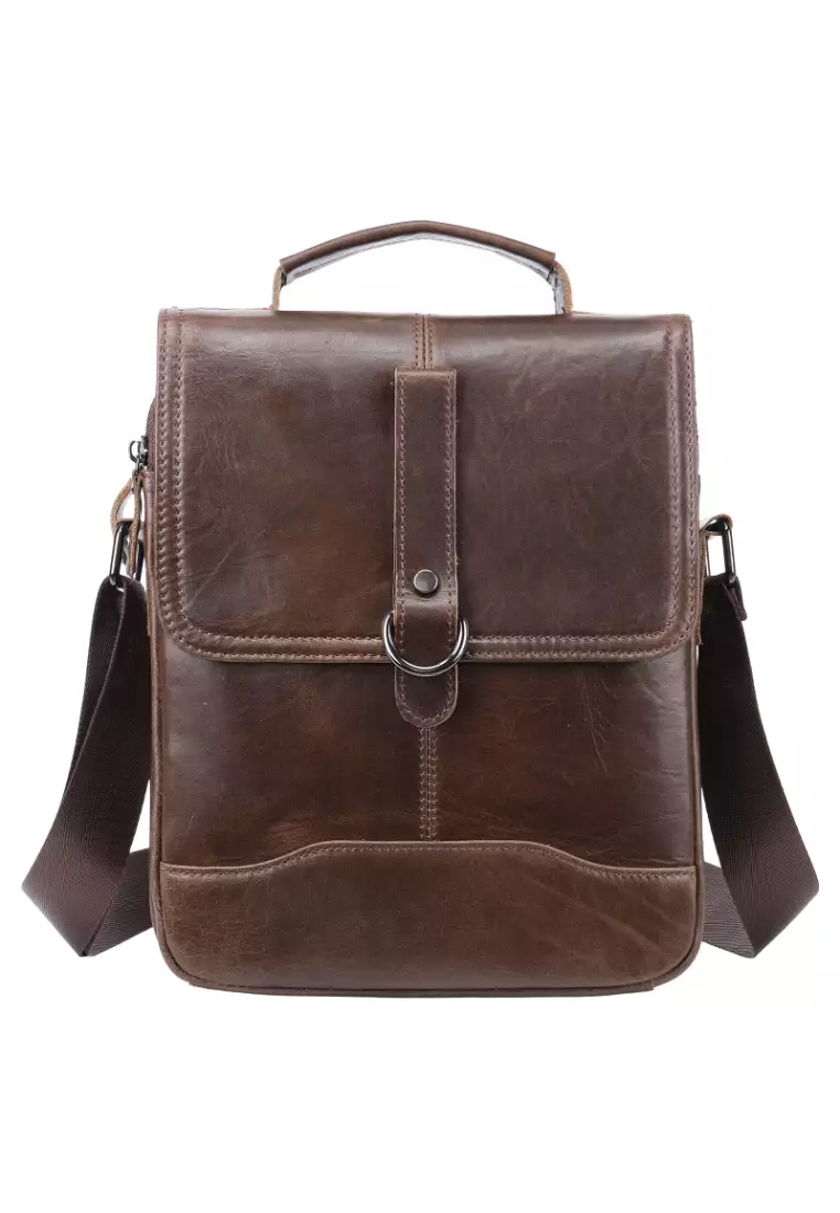 Buy Lara New Arrival Genuine Leather Messenger Bag, First Layer