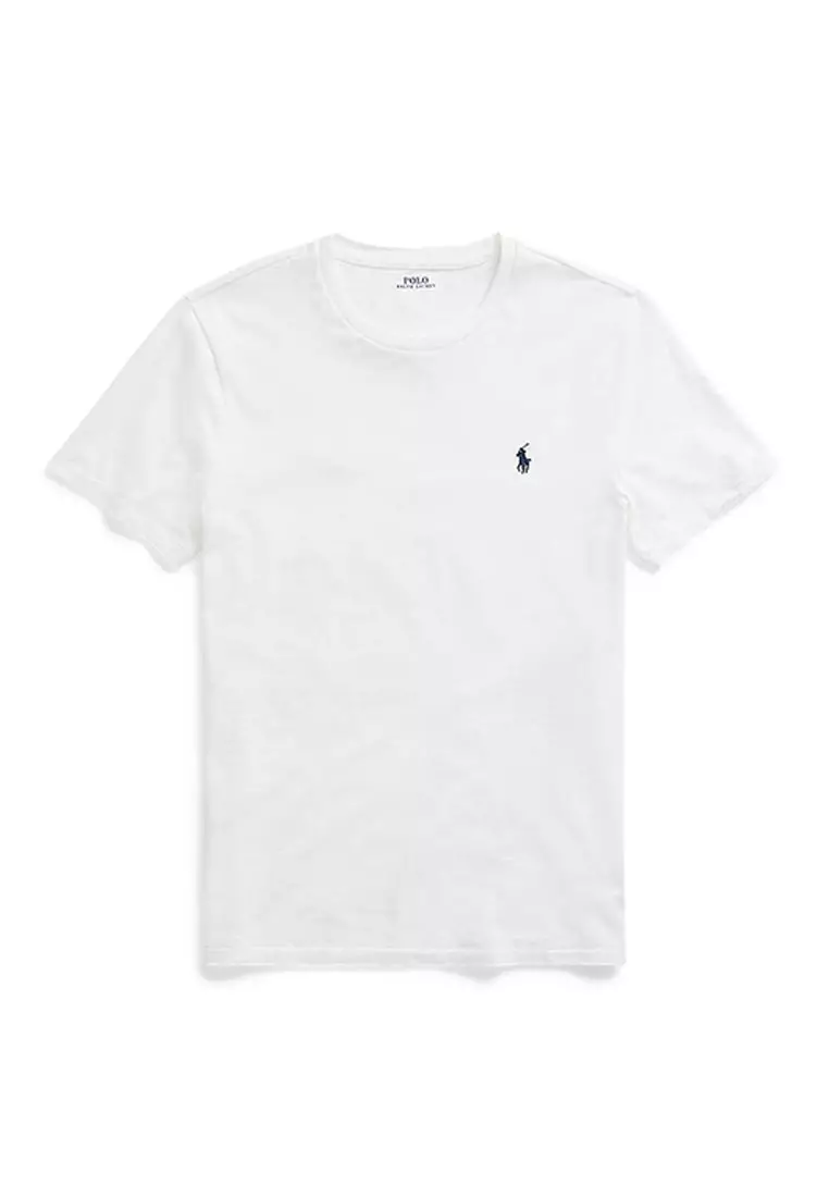 Custom Slim Fit Jersey Crewneck T-Shirt