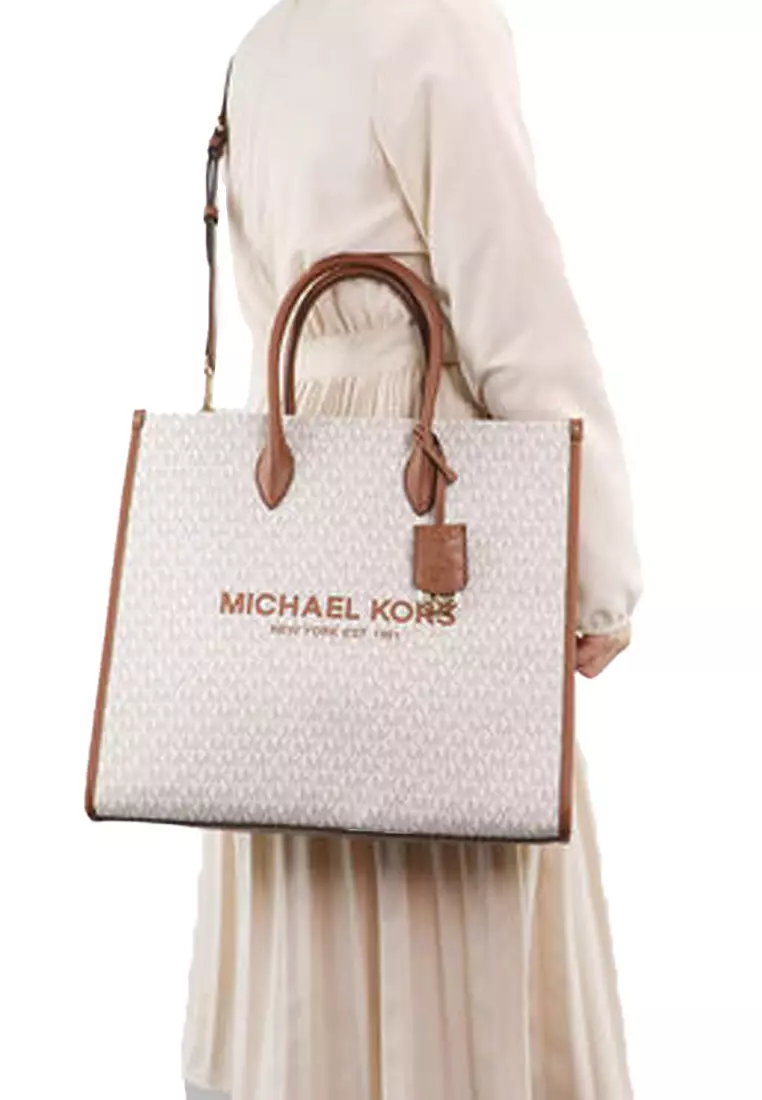 MICHAEL MICHAEL KORS MIRELLA NS トート ラージ - MKシグネチャー