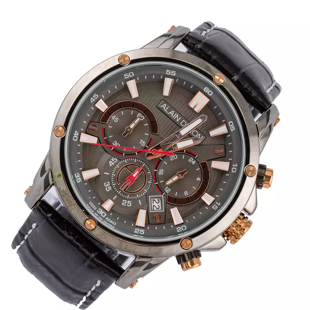 Jam Tangan Alain Delon Jam Tangan Pria AD443-1745C Original