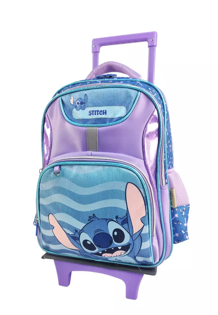 Disney Blue Tsum Tsum Character Backpack Disney Tsum Tsum School Backpack 16in All Over Print Large  main image 4