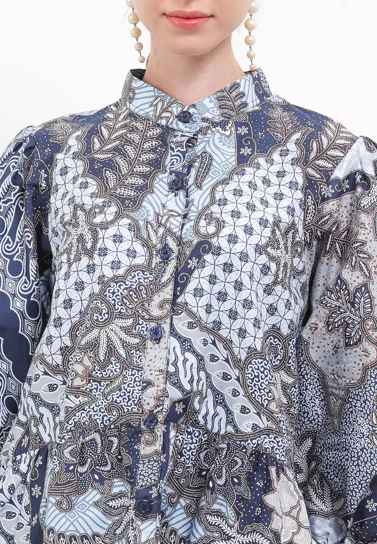 Cantika Blouse Batik Katun Wanita