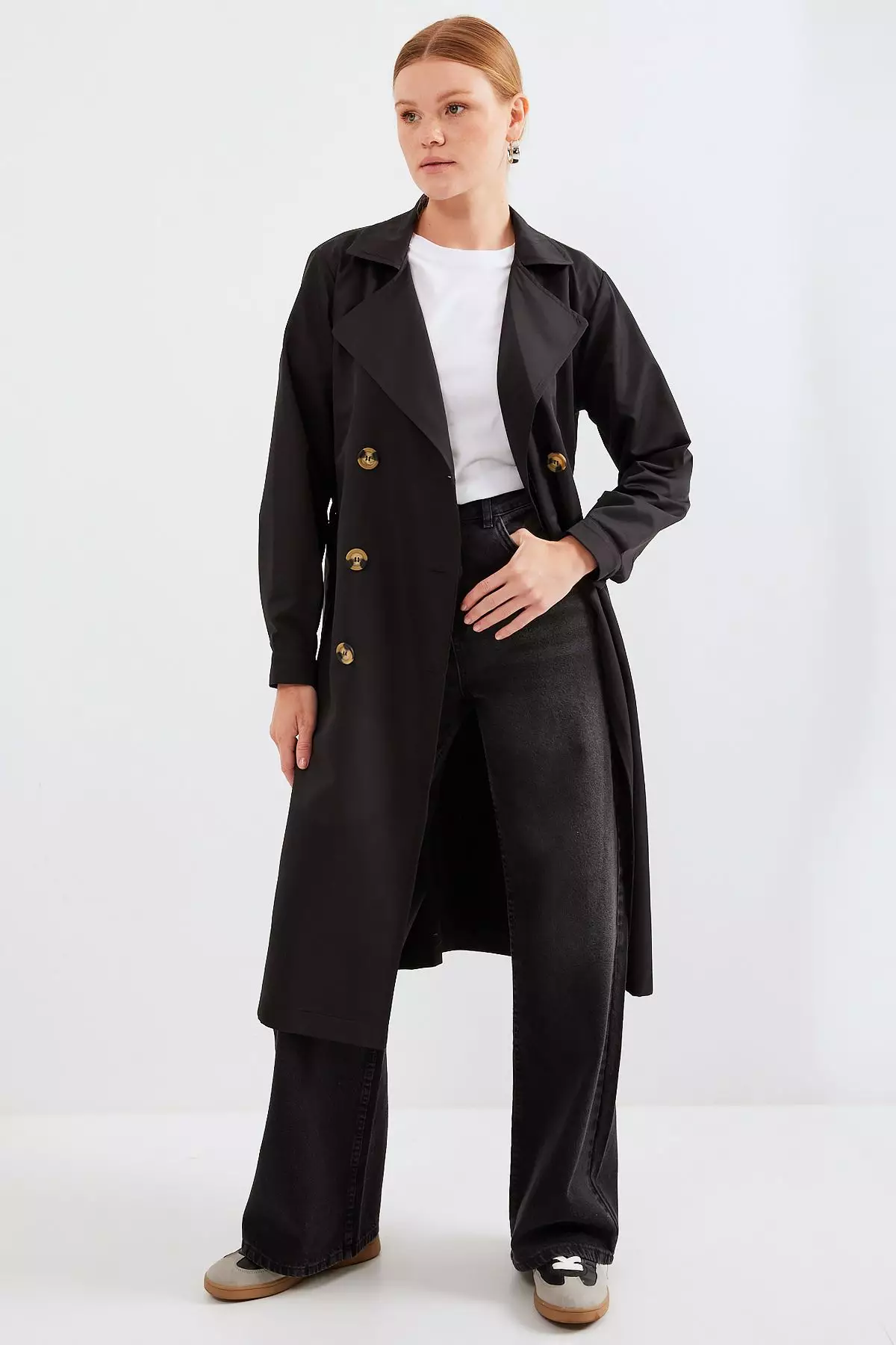 Double Breasted Trench Coat